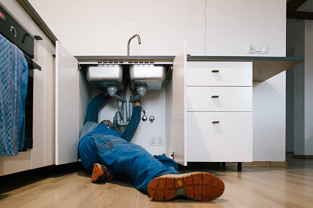 Professional Drain Cleaning technician working in Lakemont, PA